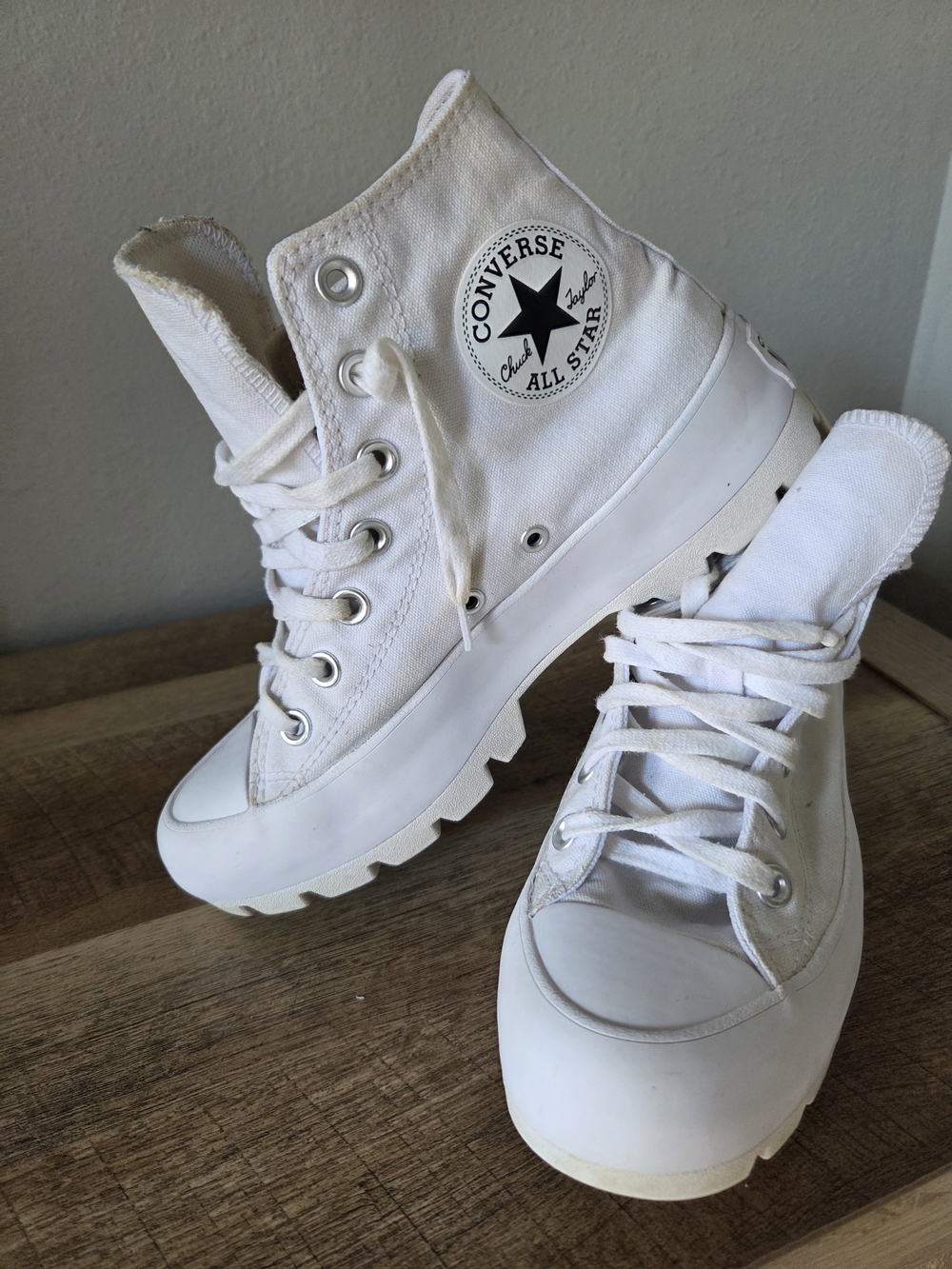 Converse Run Star Hike Platform Sneakers White US 7.5